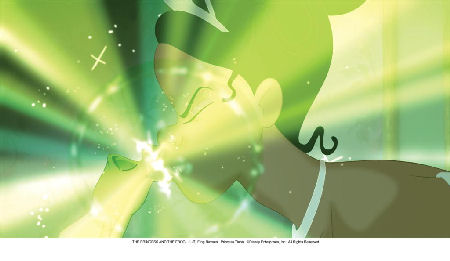 кадр из анимационного фильма "Принцесса и лягушка"